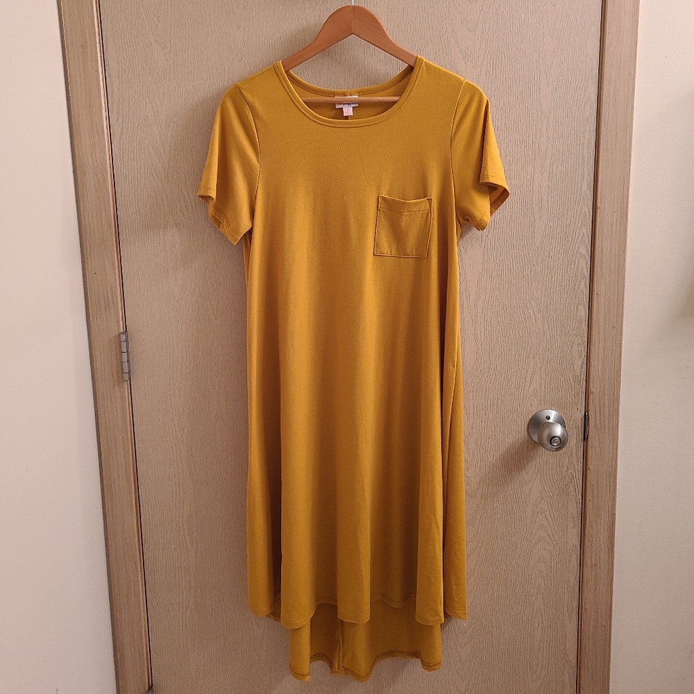 Mustard Yellow Carly Dress LuLaRoe